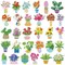 Kids Diamond Art Sticker Kit Potted Plant DIY Craft Set Ages 6-12 Easy Diamond Painting Numbers Creative Resin Gem Art